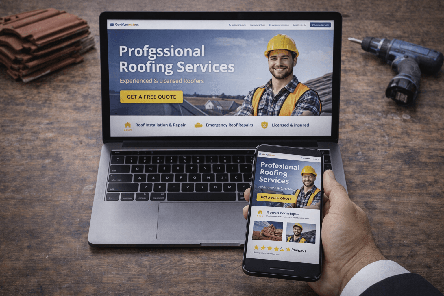 Roofer Website Design - What You Need to Win More Jobs