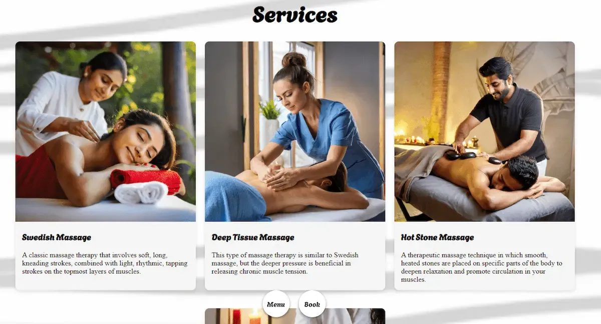Tranquil Touch Therapies (website using AI)