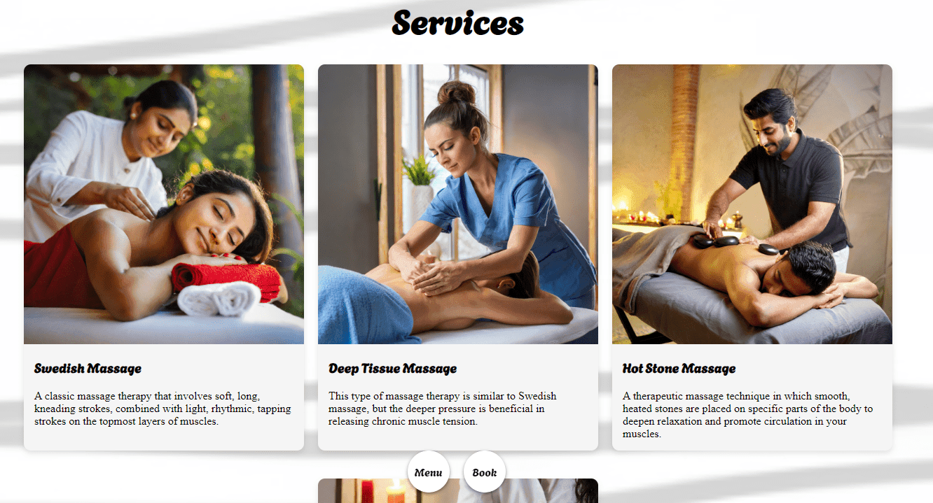 Tranquil Touch Therapies (website using AI)
