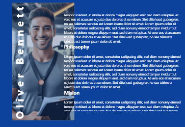 Oliver Bennet Personal Trainer (website using AI)
