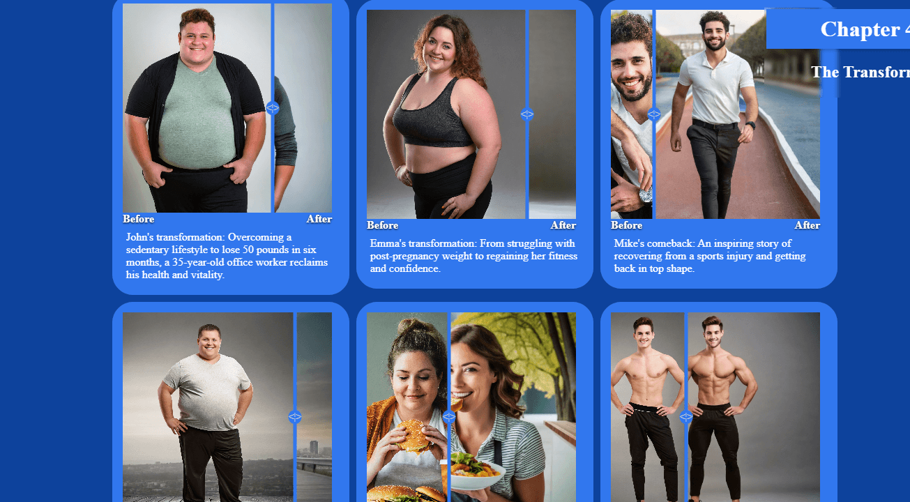 Oliver Bennet Personal Trainer (website using AI)