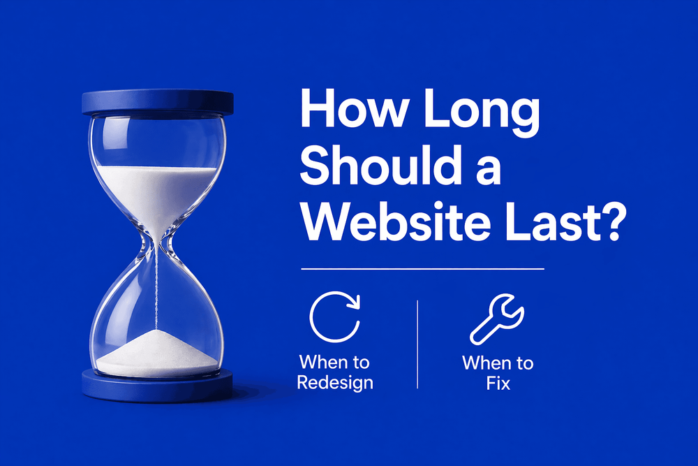 How Long Should a Website Last? When to Redesign vs When to Fix