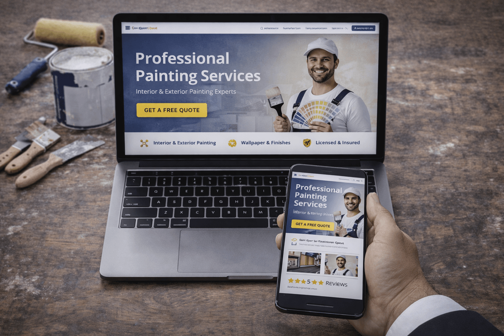 Cover image for Painter and Decorator Website Design - What You Need to Win More Jobs