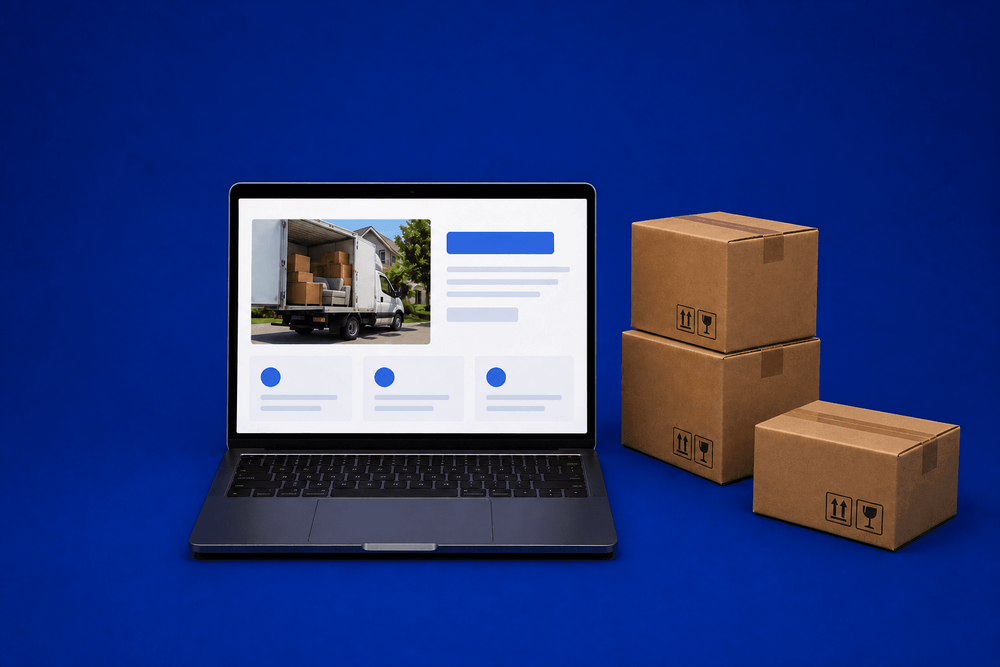 Diseño web para empresas de mudanzas: cómo ganarse la confianza el día clave