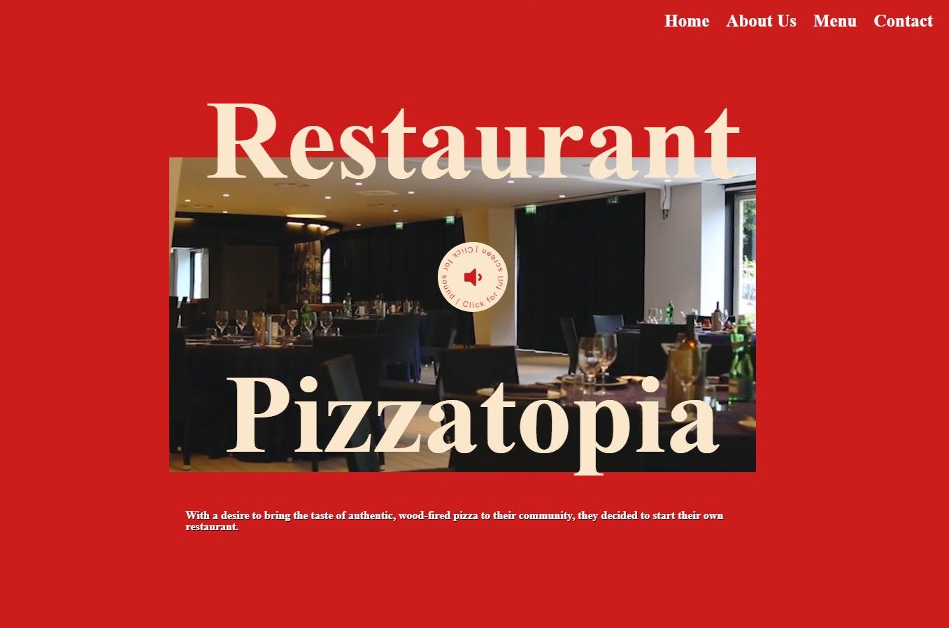 Pizzatopia (Website using AI)