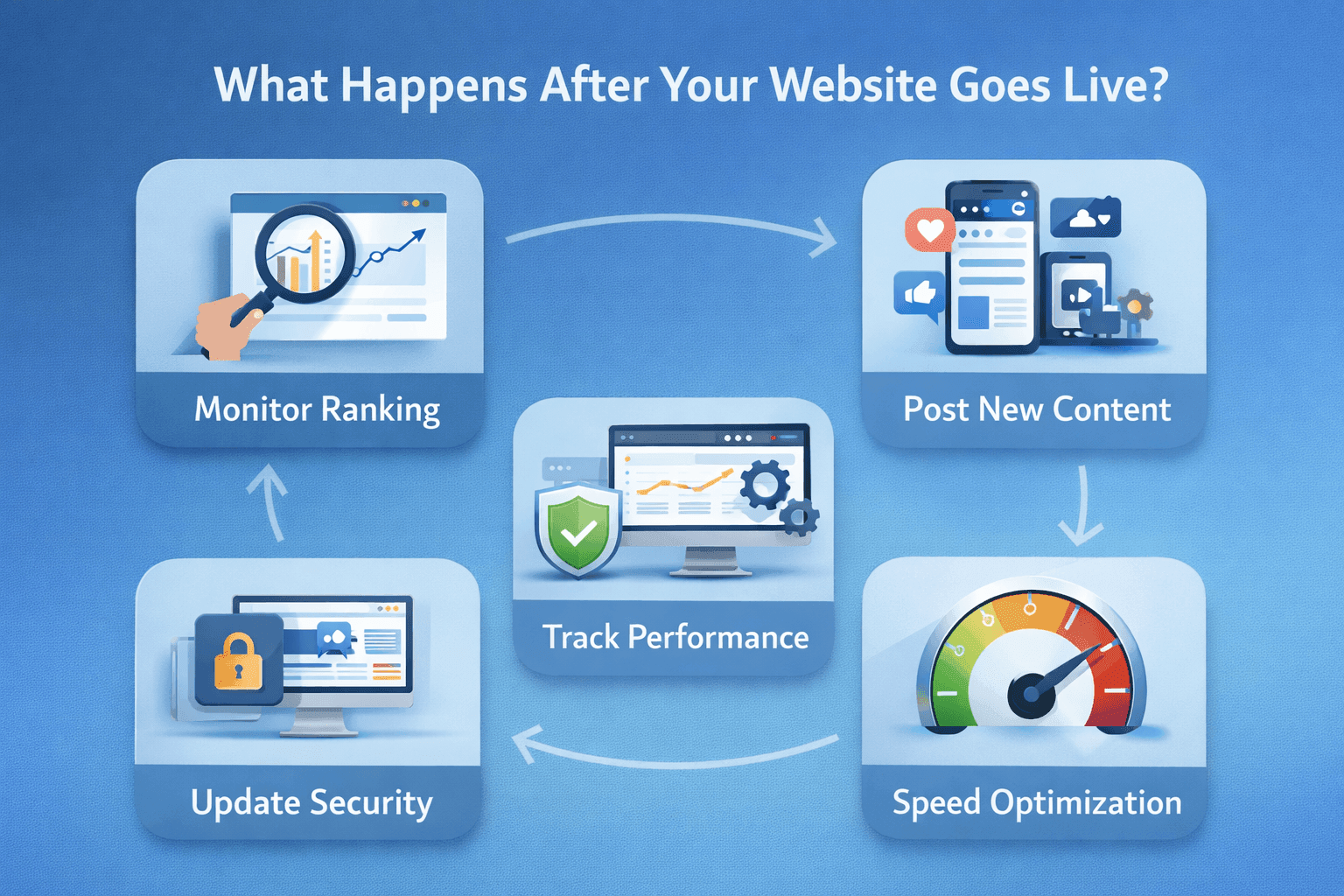 Que pasa despues de que tu sitio web este en linea?